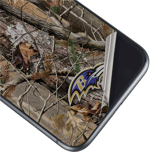 NFL Baltimore Ravens Realtree AP Camo iPhone 11 Skin